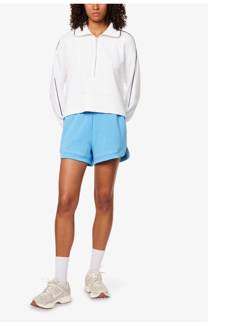 VARLEY Davenport relaxed-fit stretch-woven sweatshirt outlook