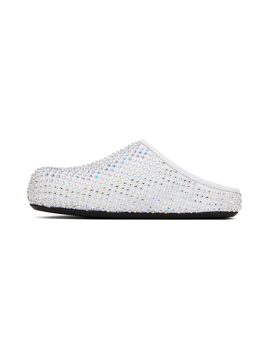 White Fussbett Sabot Slippers - 3