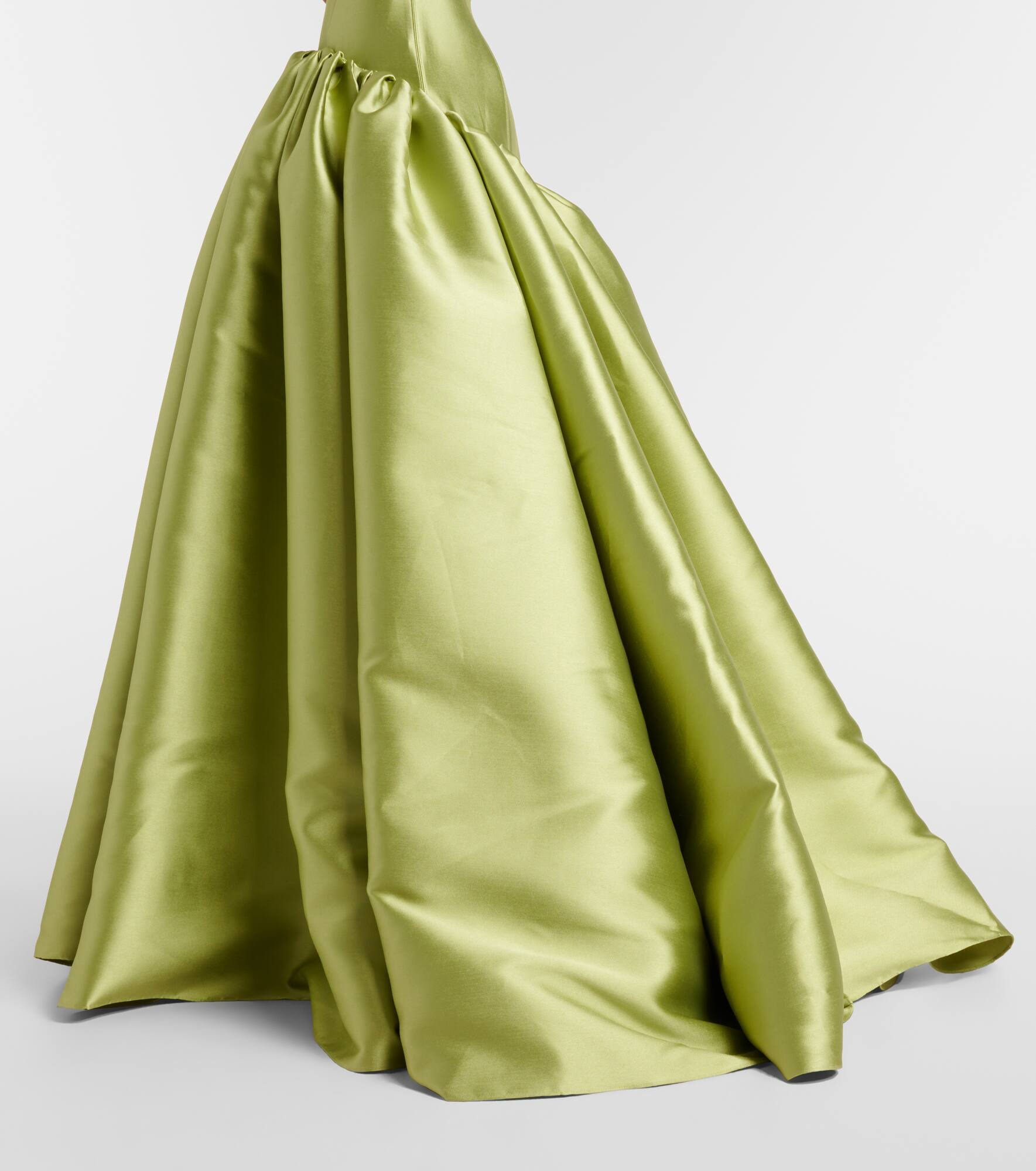 Cassias bandeau satin gown - 5
