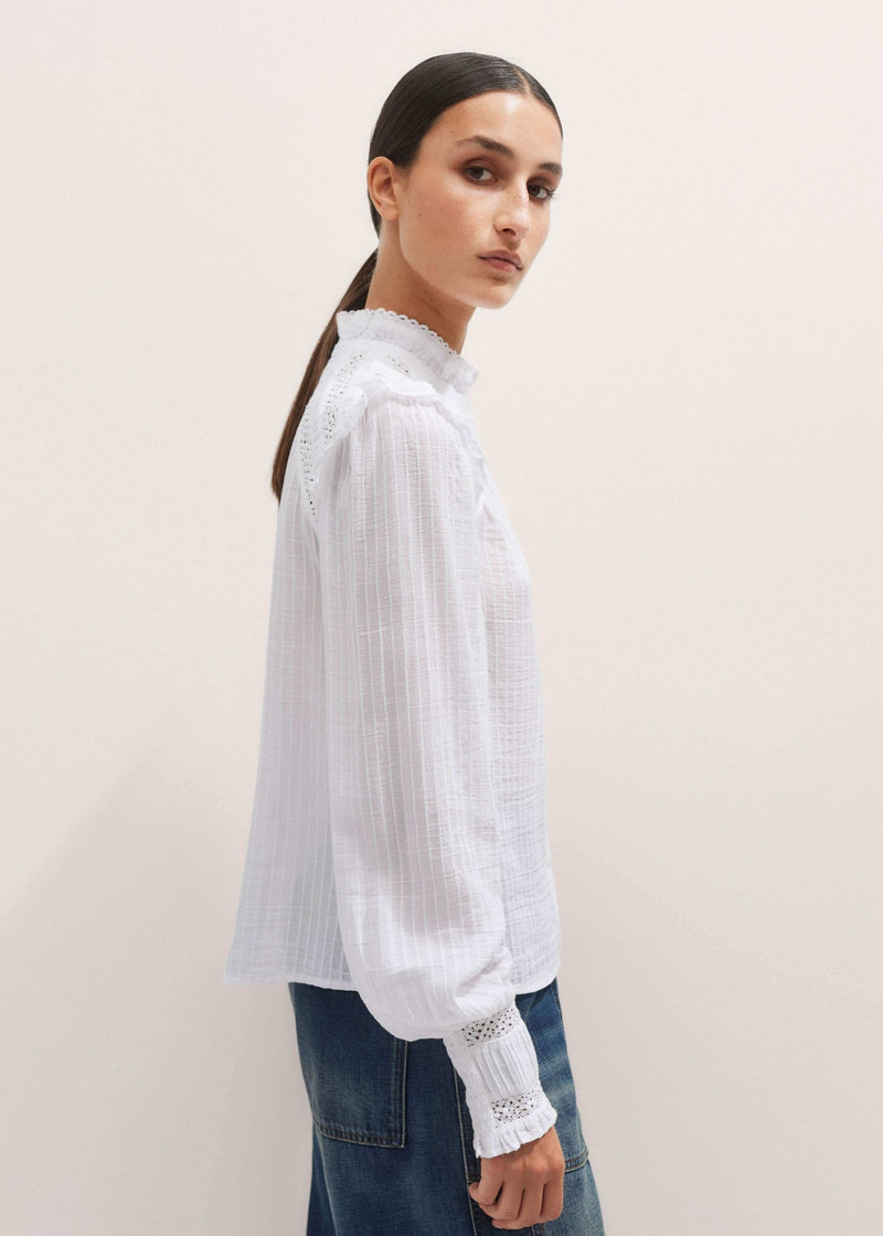 Detailed Trim Blouse 8