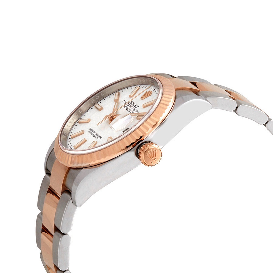 Rolex Datejust 36 Automatic White Dial Men's Steel and 18kt Everose Gold Oyster Watch 126231WSO - 2