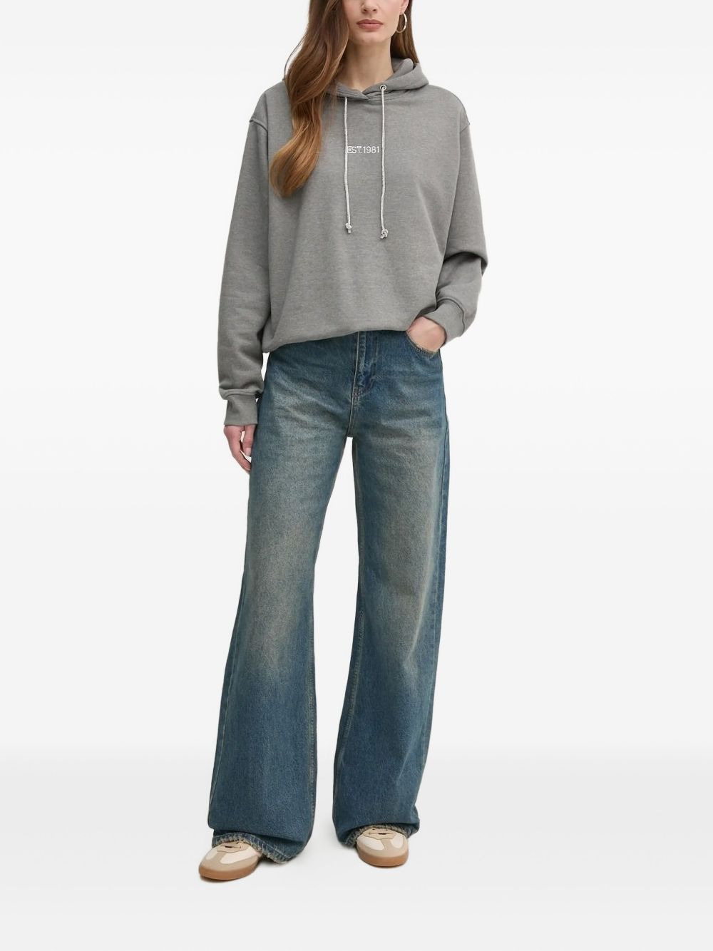 rhinestone-embellished hoodie - 2