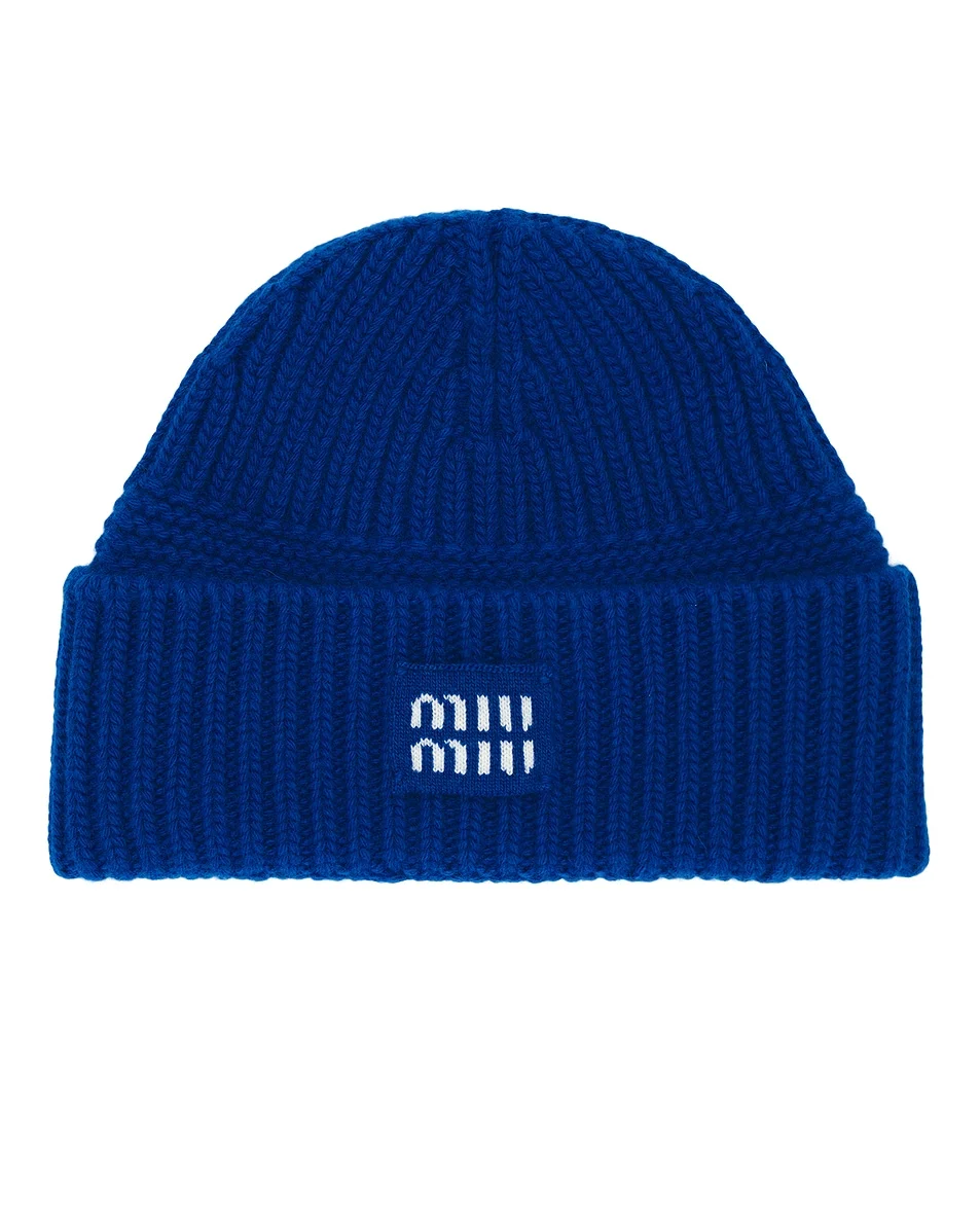 Cashmere Wool Beanie - 1