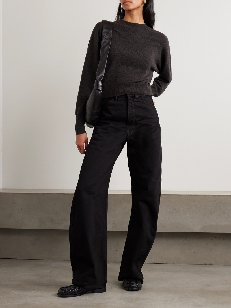 LE KASHA Menorca Cropped Organic Cashmere Sweater outlook