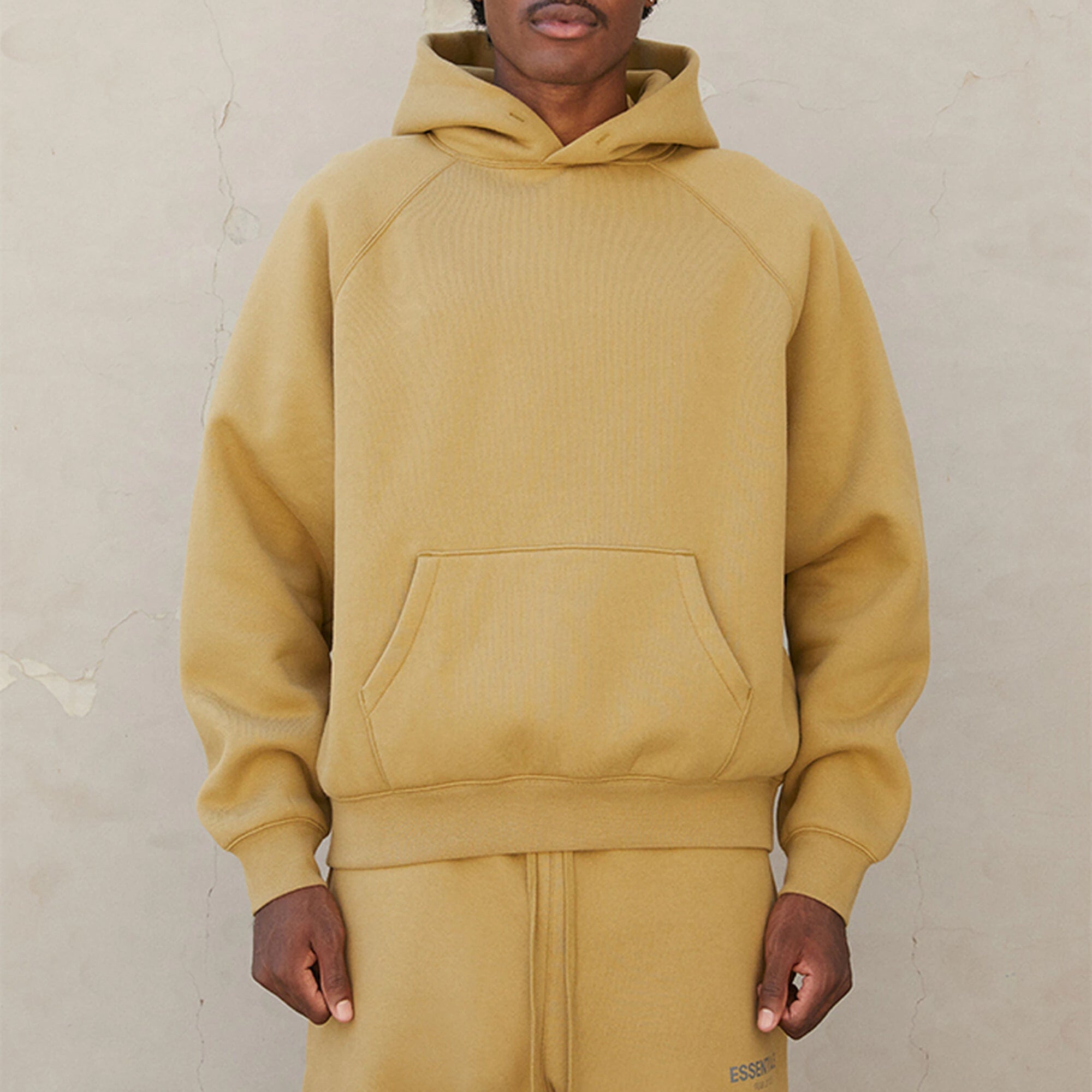 Fear of God Essentials FW21 Pullover Logo Hoodie 'Amber' FOG-FW21-003 - 4