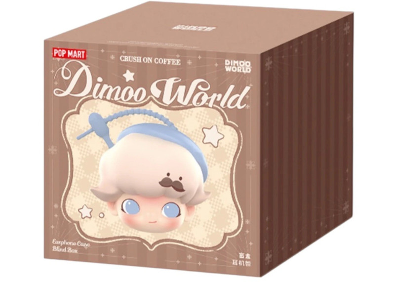 Pop Mart DIMOO Crush on Coffee Series Earphone Case Single Blind Box 1