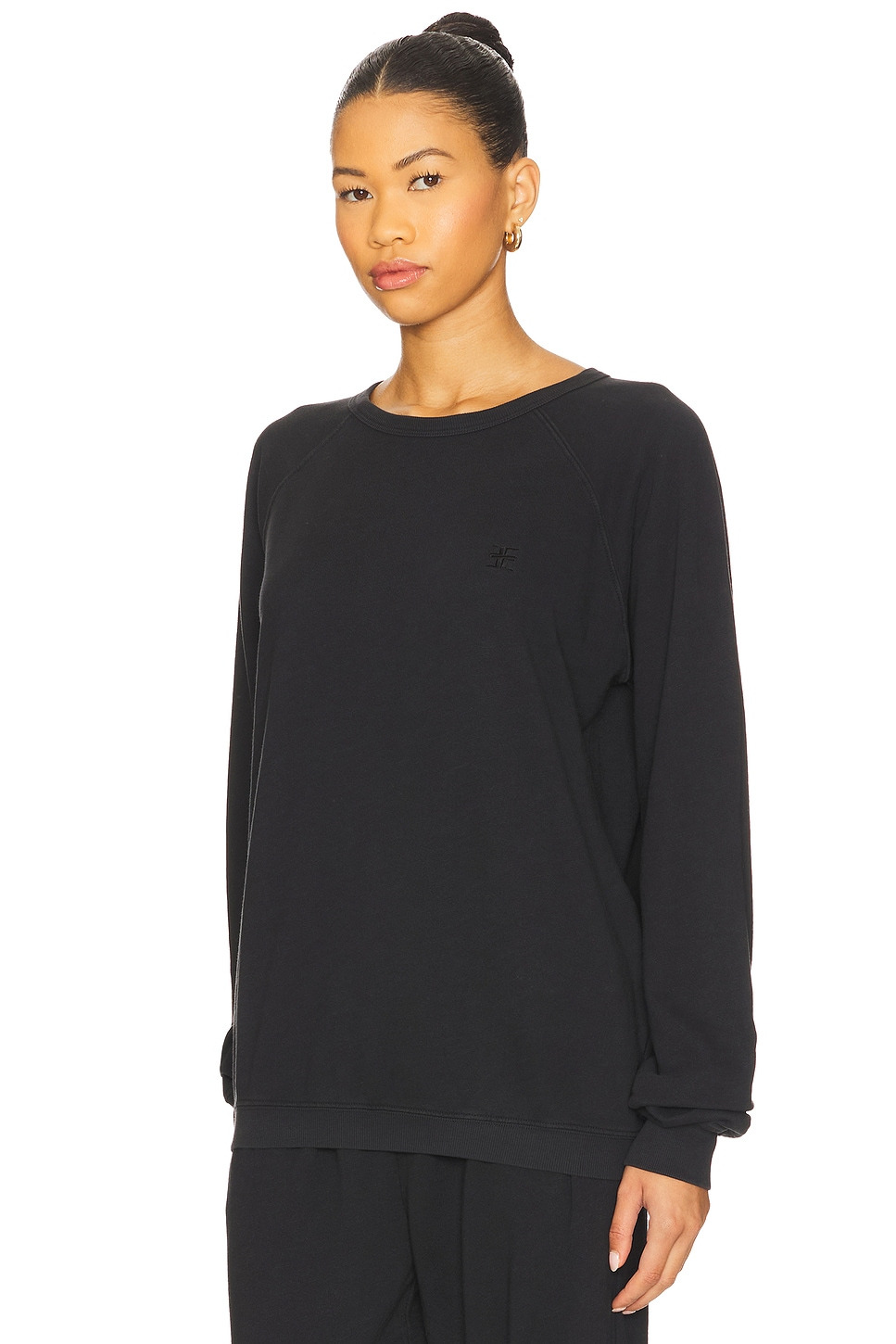 Oversized Lightweight French Terry Raglan Sweatshirt - 2