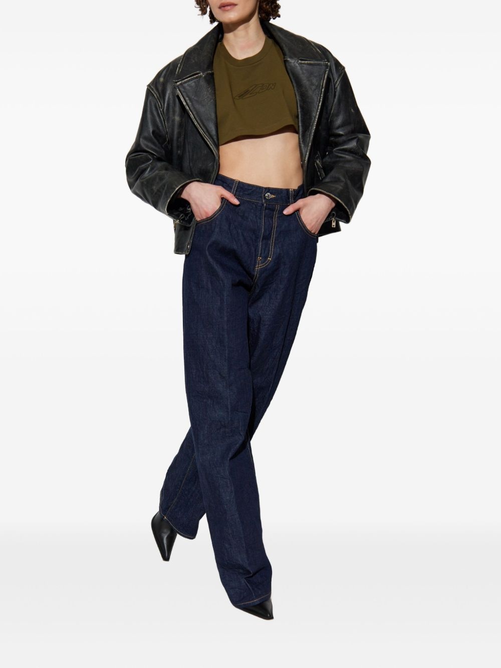 cropped T-shirt - 2