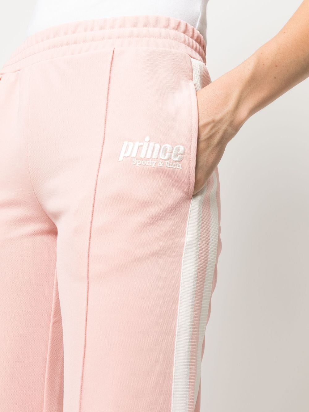 logo-embroidered straight-leg track pants - 5