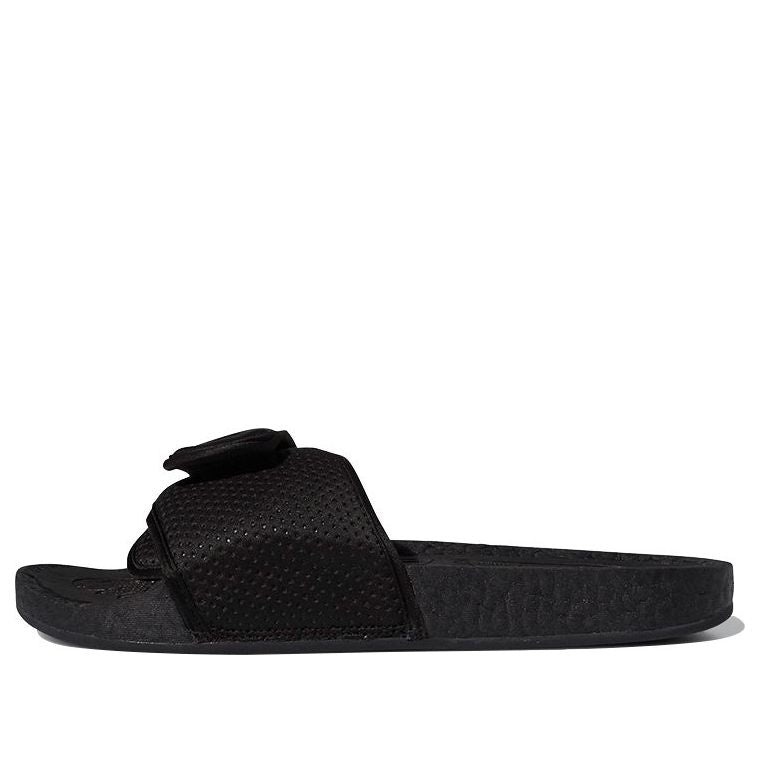 adidas x Pharrell Boost Slides 'Triple Black' FX8056 - 1