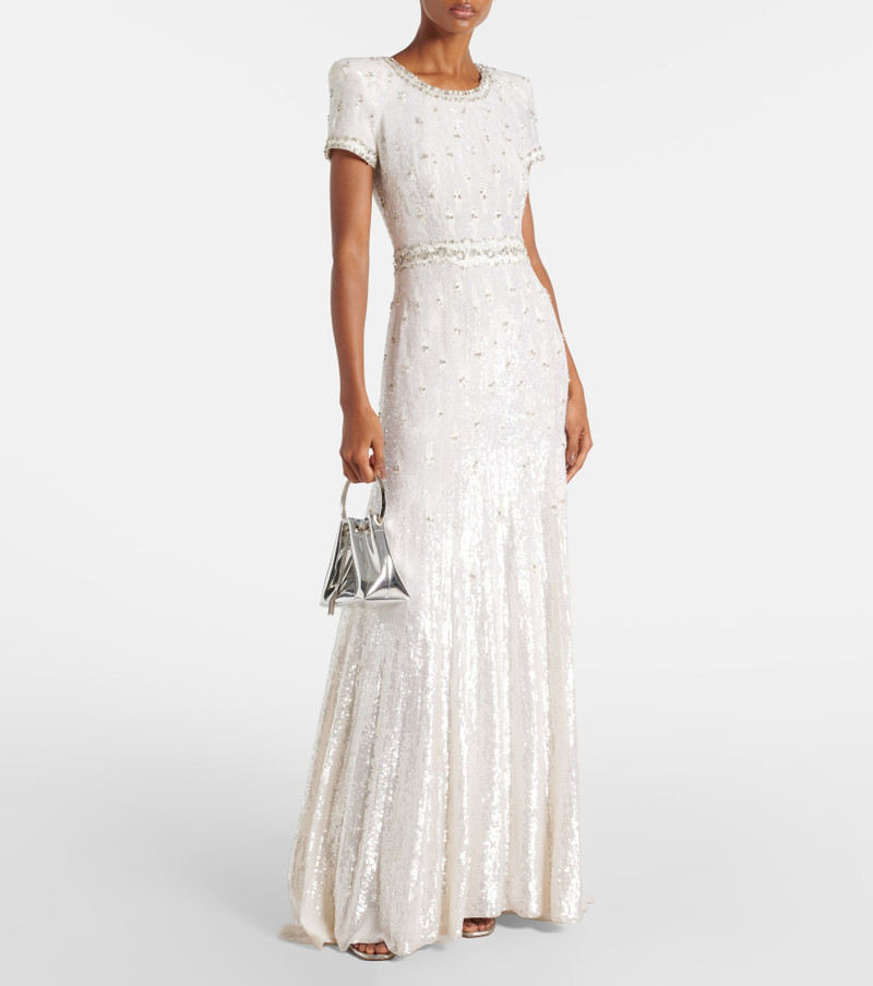 JENNY PACKHAM Bridal Kira sequined gown outlook
