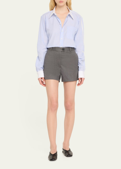 PETER DO Tailored Mini Wool Shorts outlook