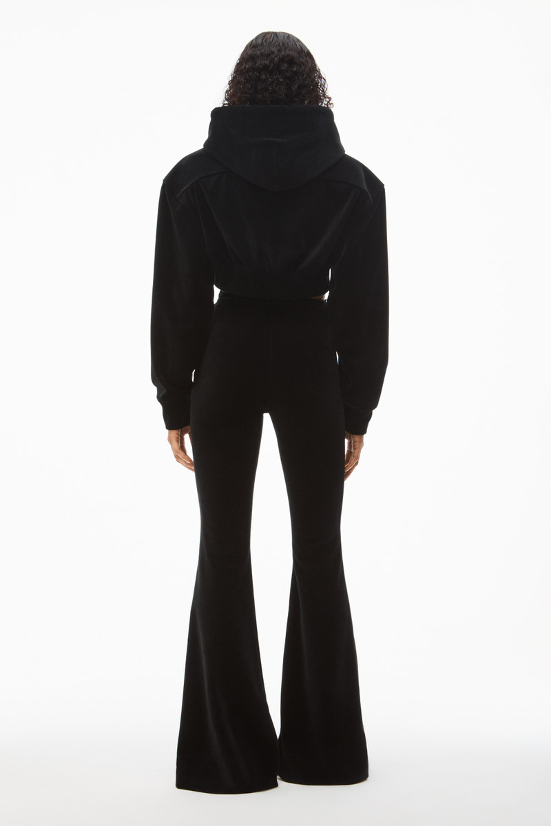 FLARED PANT IN VELOUR 5