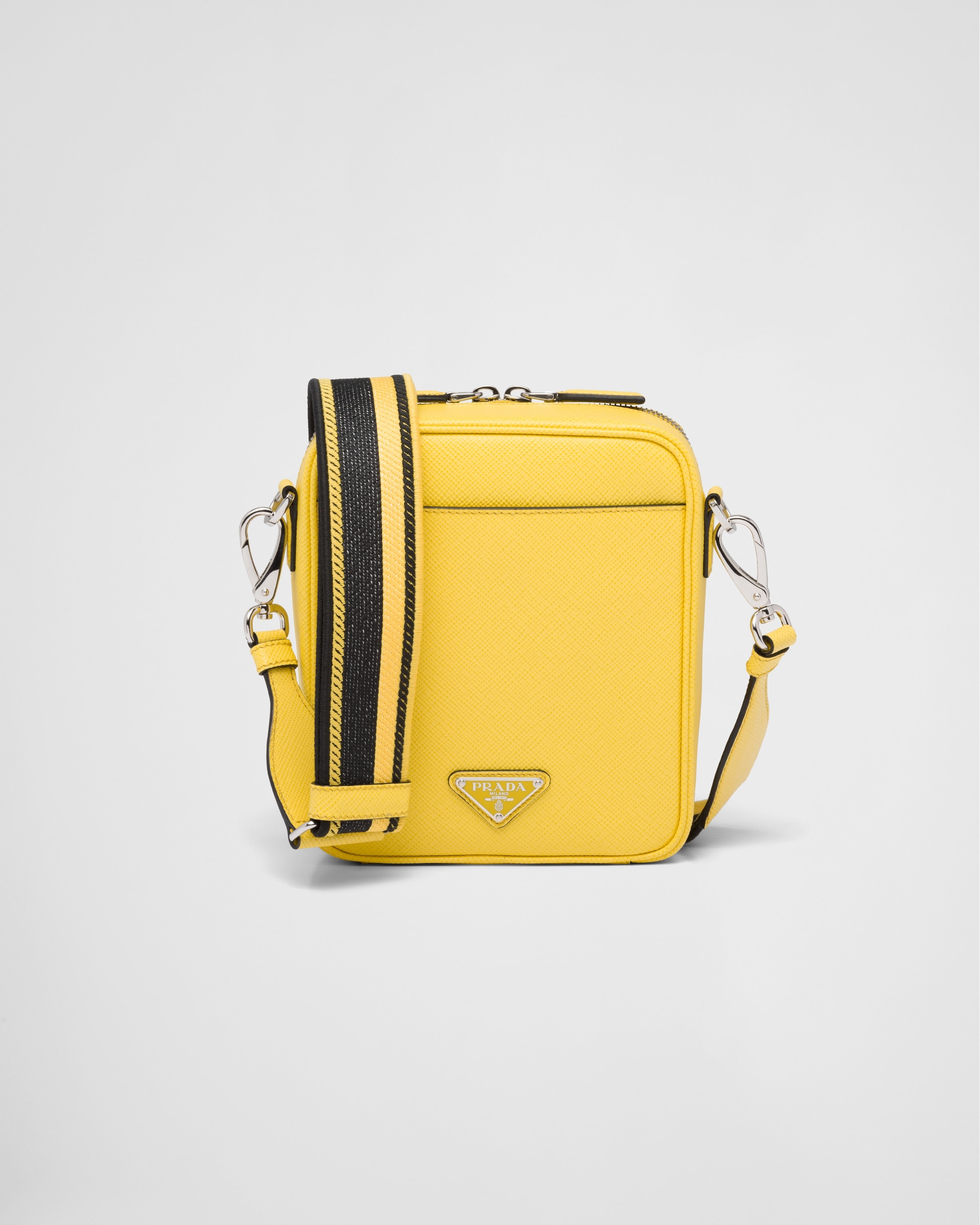Saffiano leather shoulder bag - 4