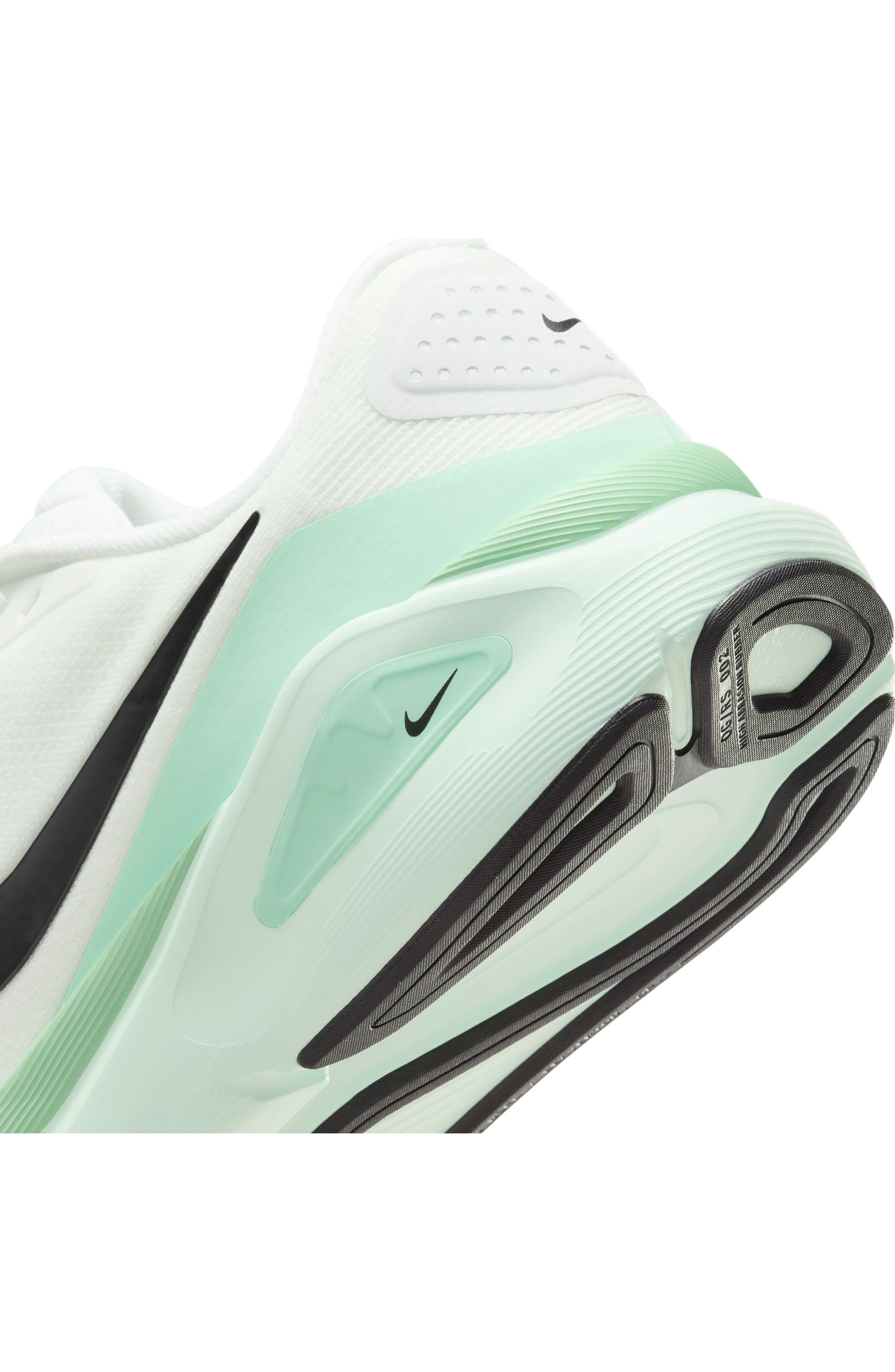 Nike Structure 26 Running Shoe in White/Black/Green/Mint at Nordstrom - 8