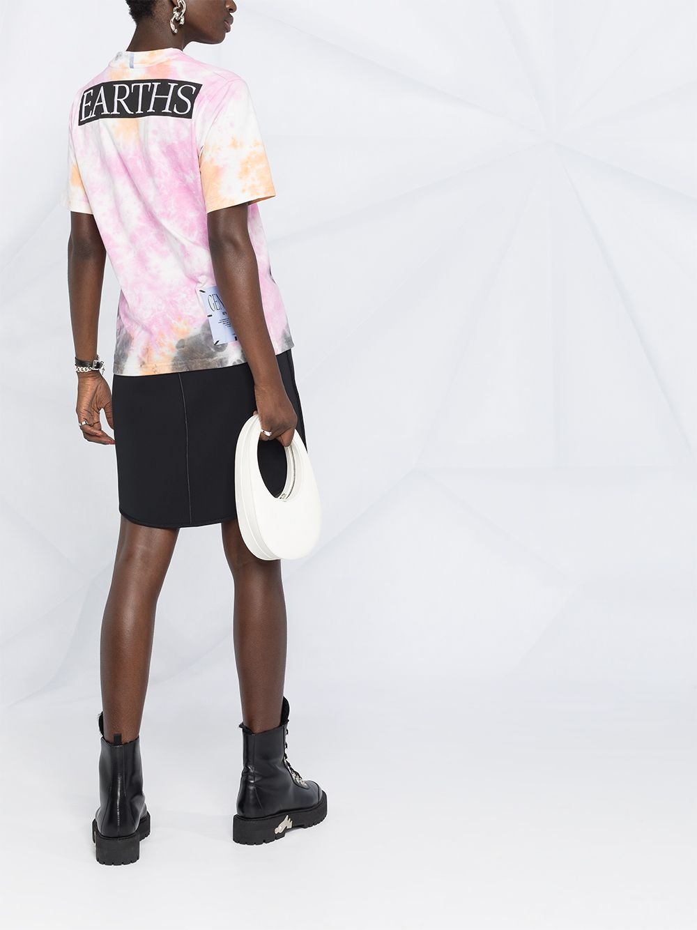tie-dye graphic print T-shirt - 6