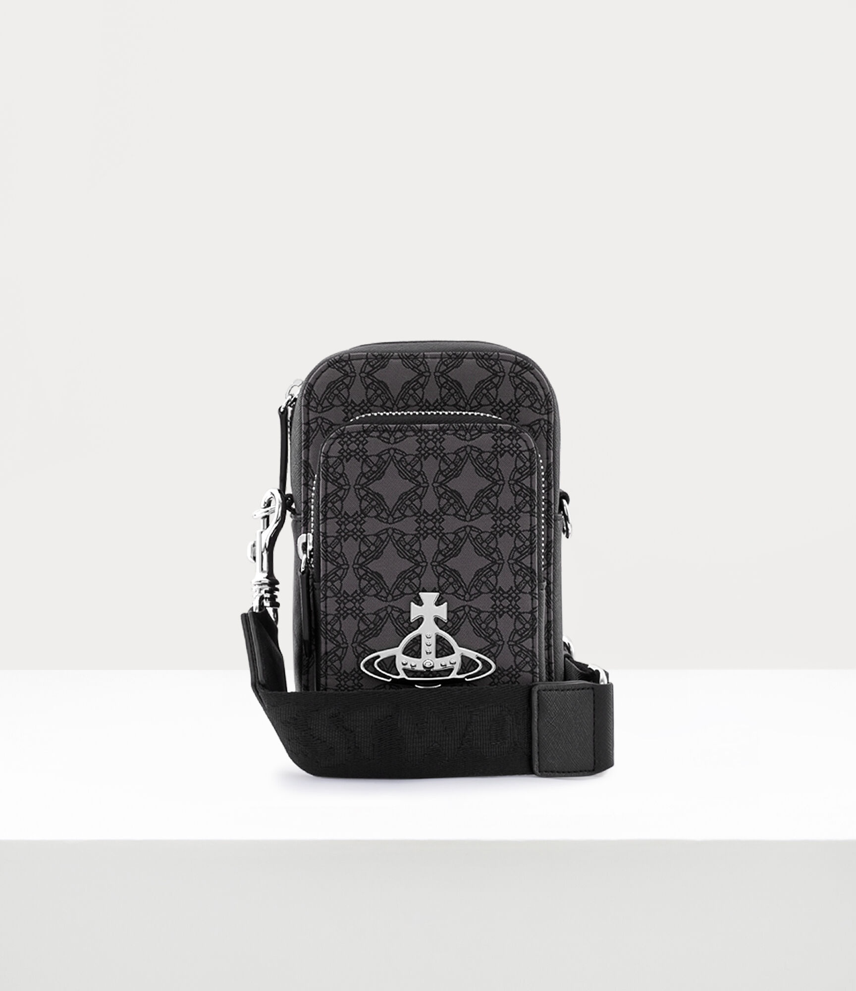RE-JACQUARD ORBORAMA PHONE CROSSBODY BAG - 1