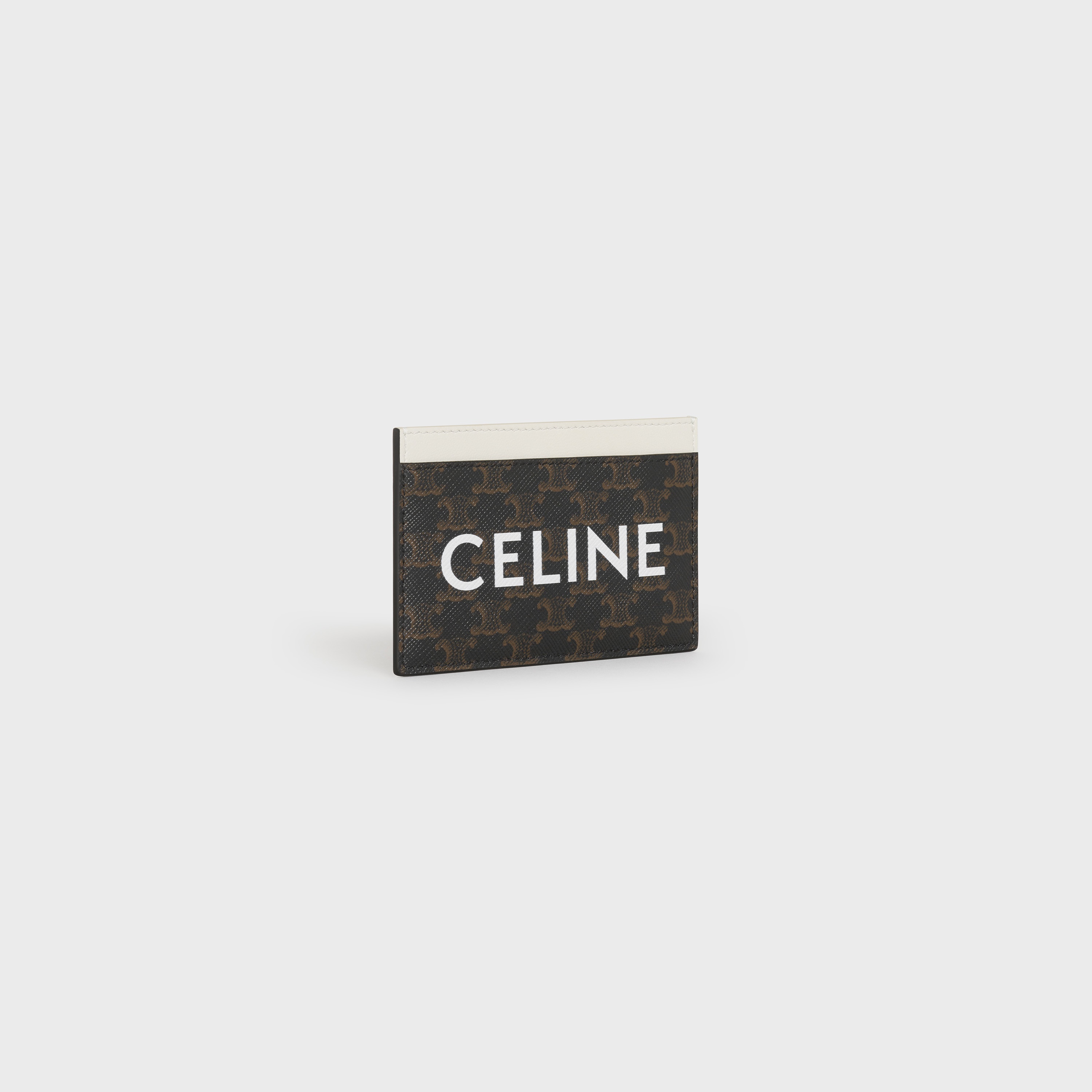 CARD HOLDER  IN  TRIOMPHE CANVAS WITH CELINE PRINT - 2