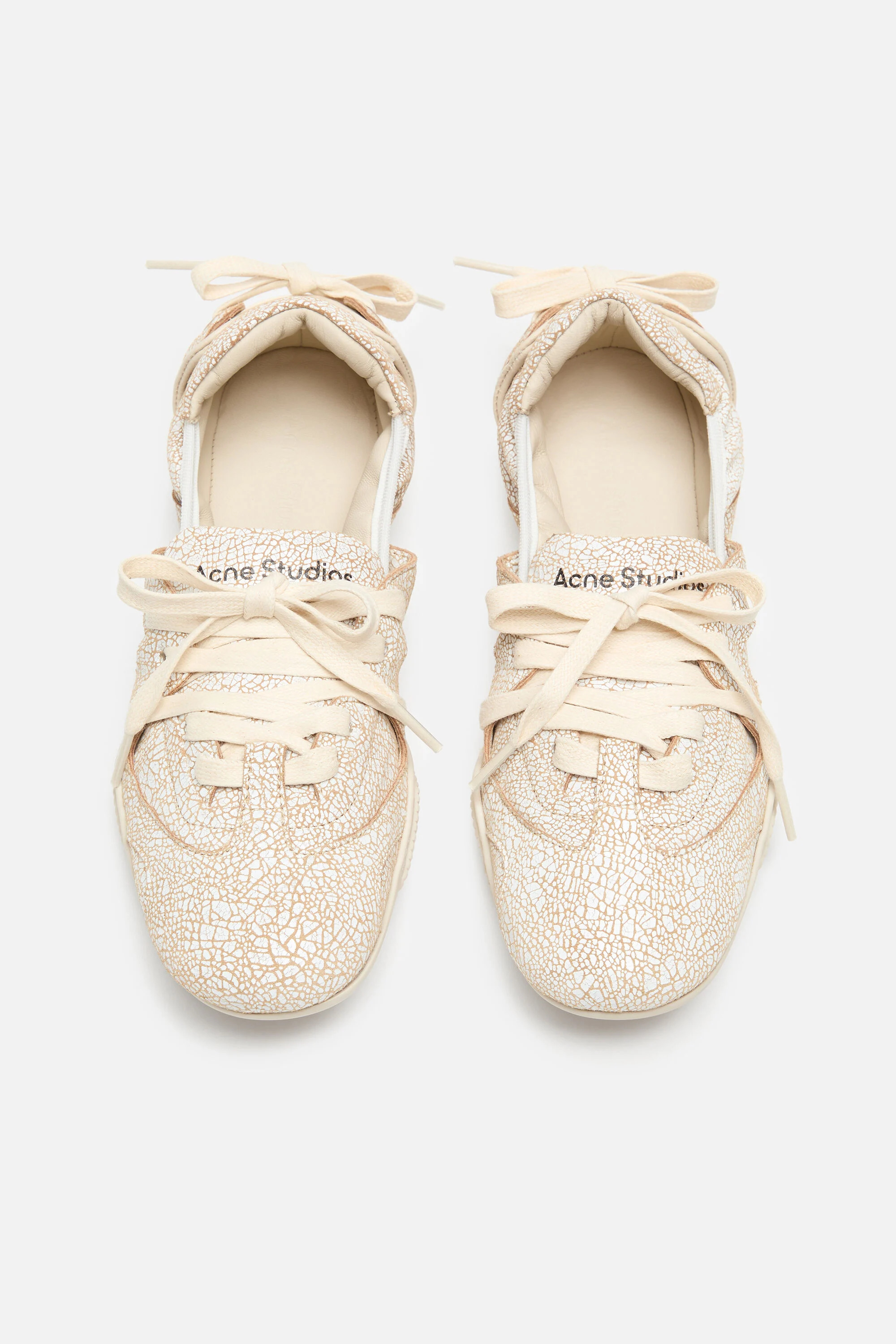 Lace-up leather shoes - Off white - 3