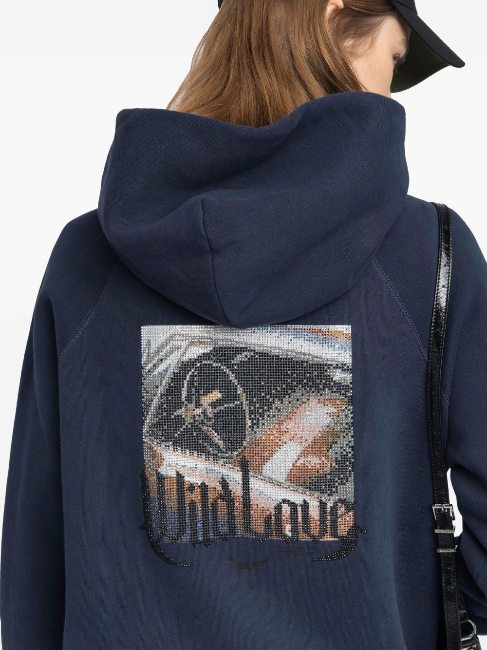 Georgy rhinestone-embellished hoodie - 5