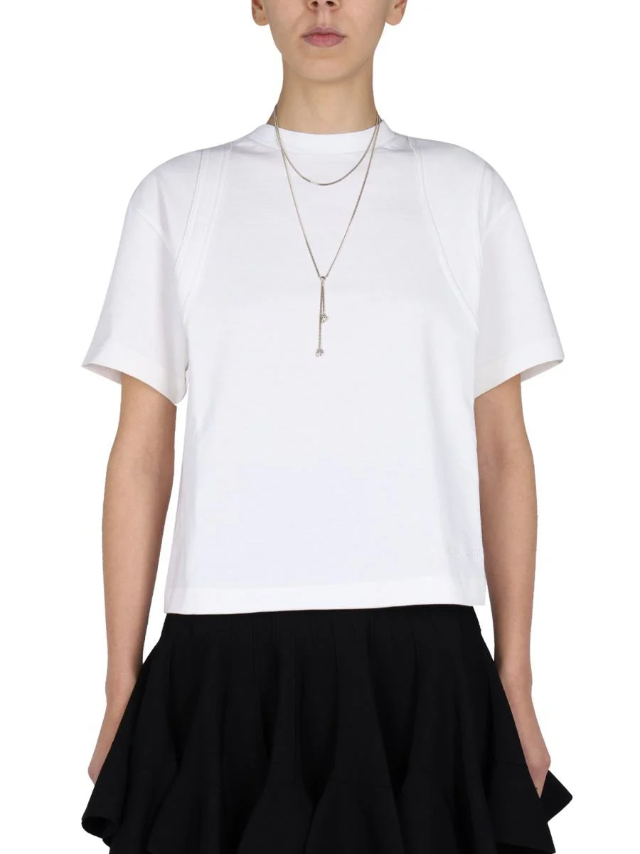 ALEXANDER MCQUEEN CREWNECK T-SHIRT - 1
