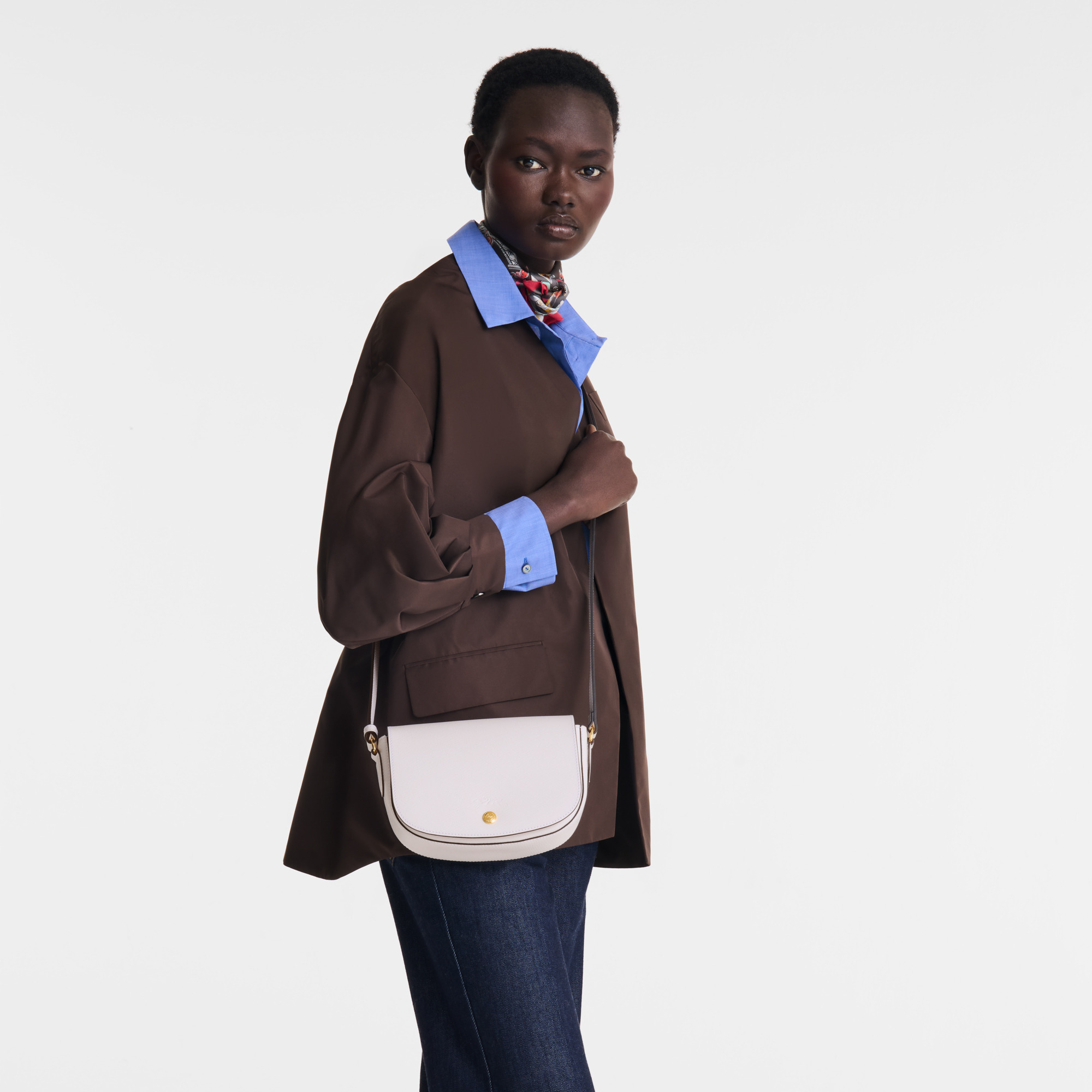 Épure S Crossbody bag White - Leather - 2