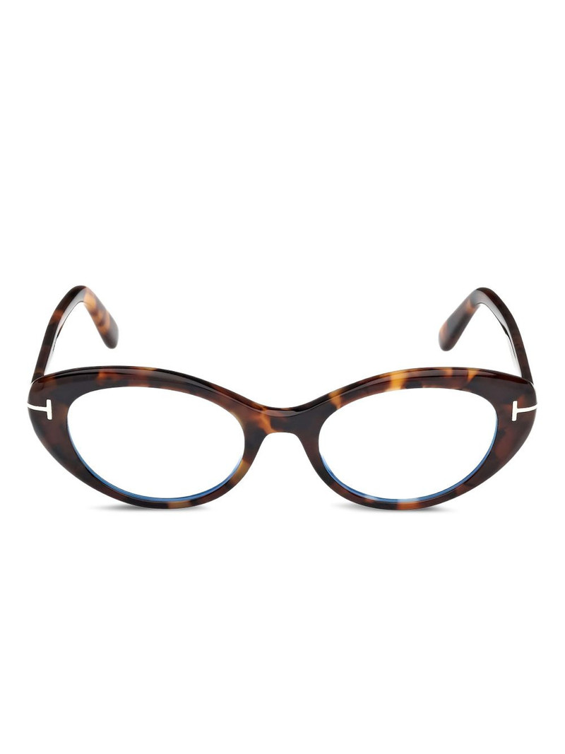cat-eye hinge-detail glasses 1