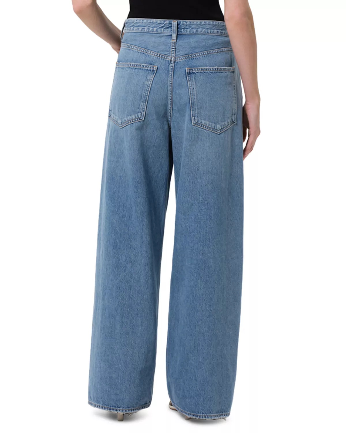 Vana Fold Wide Leg Jeans in Mantra - 3