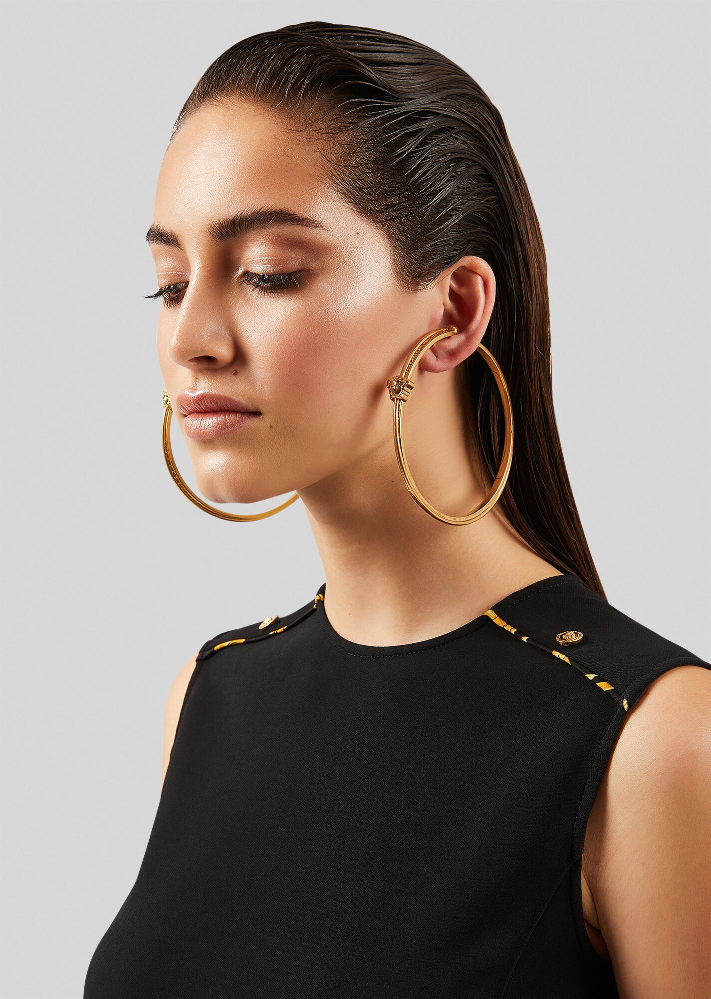 Greca Hoop Ear Cuffs - 2