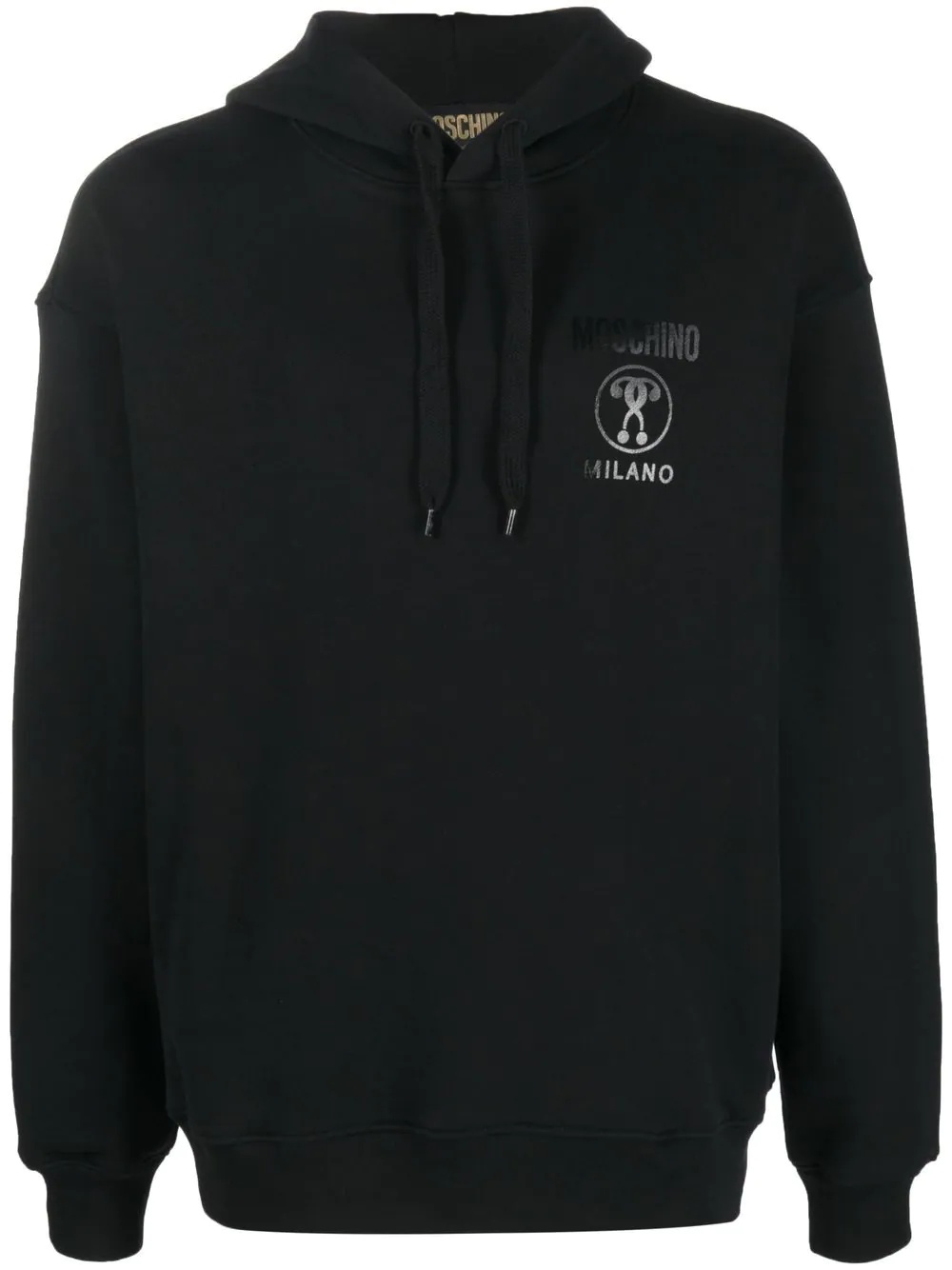 logo-print hoodie - 1