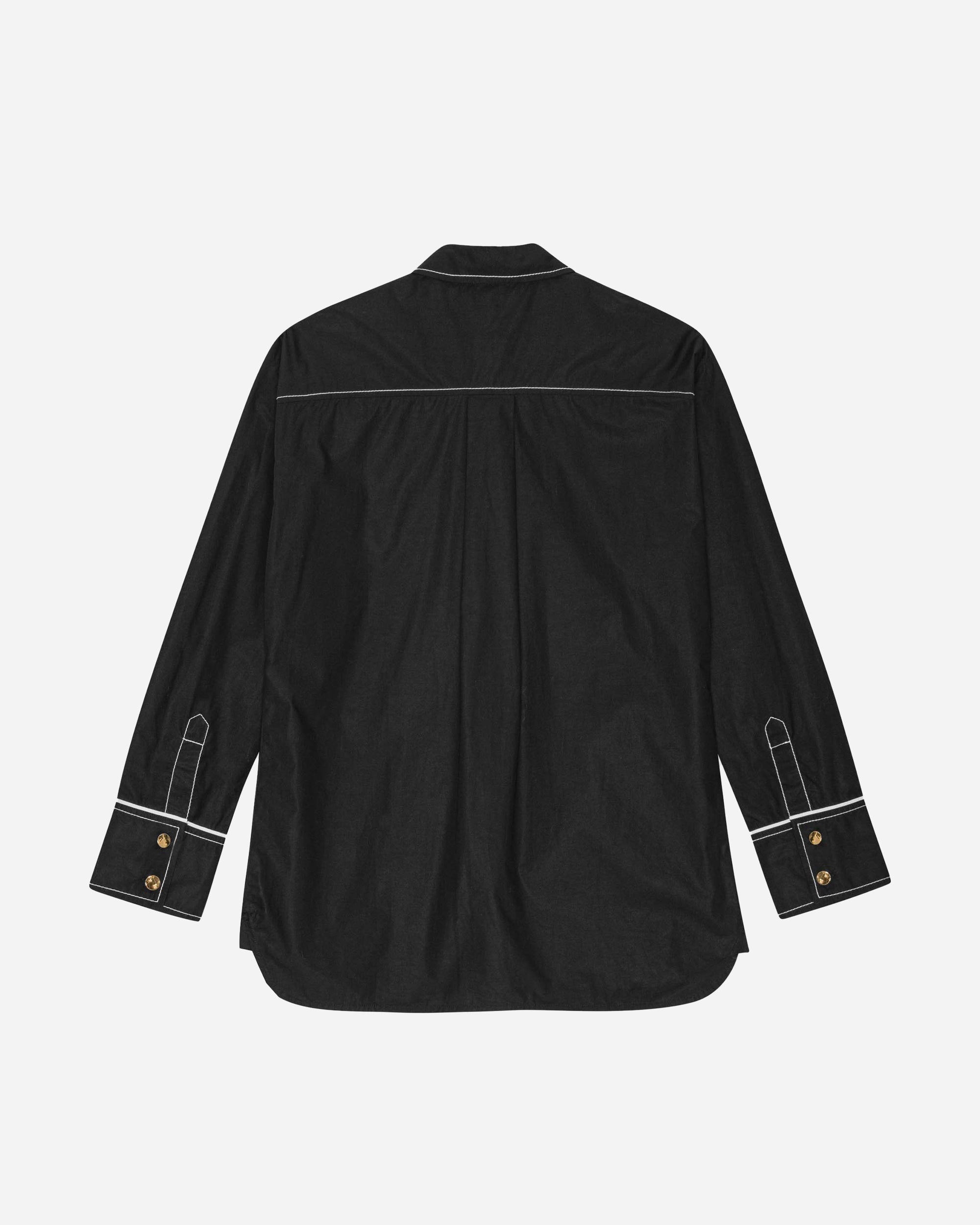 Cotton Poplin Raglan Shirt - 3