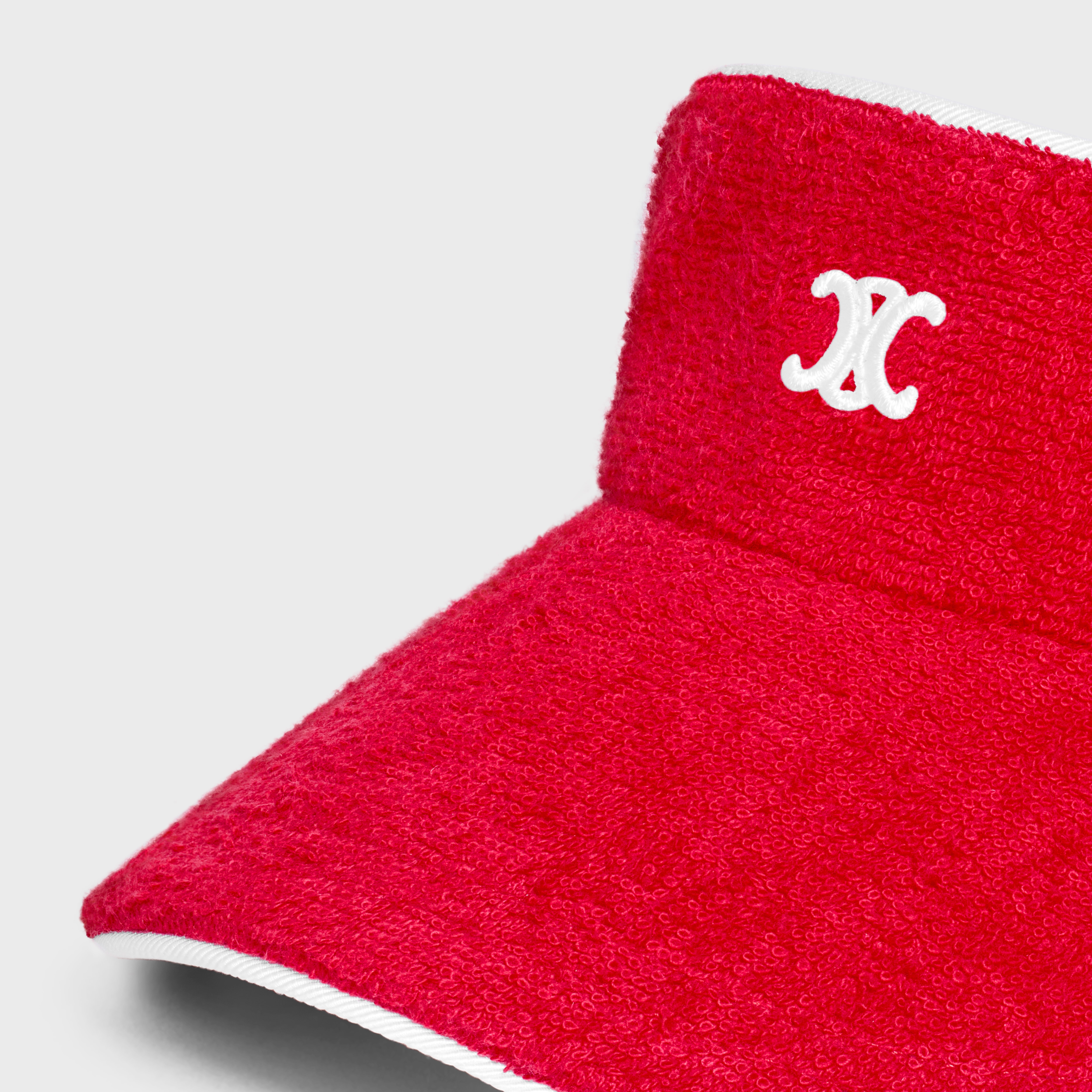 triomphe visor in terry cotton - 5