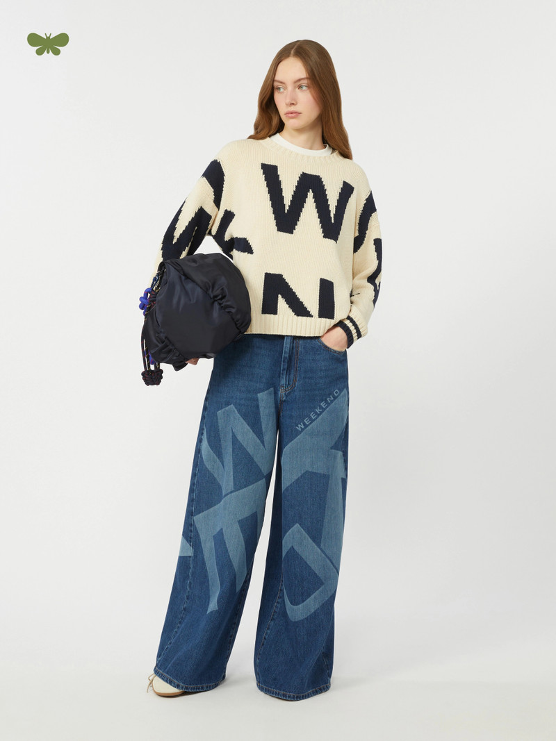 WEEKEND Max Mara Authentic cotton denim jeans - NAVY outlook