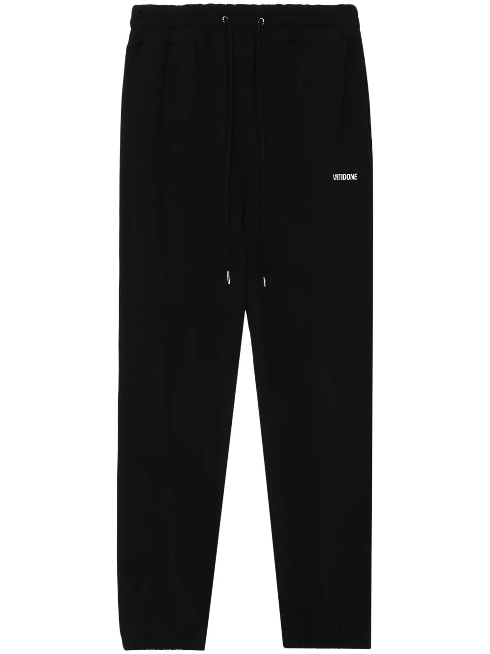 logo-print cotton track trousers - 1