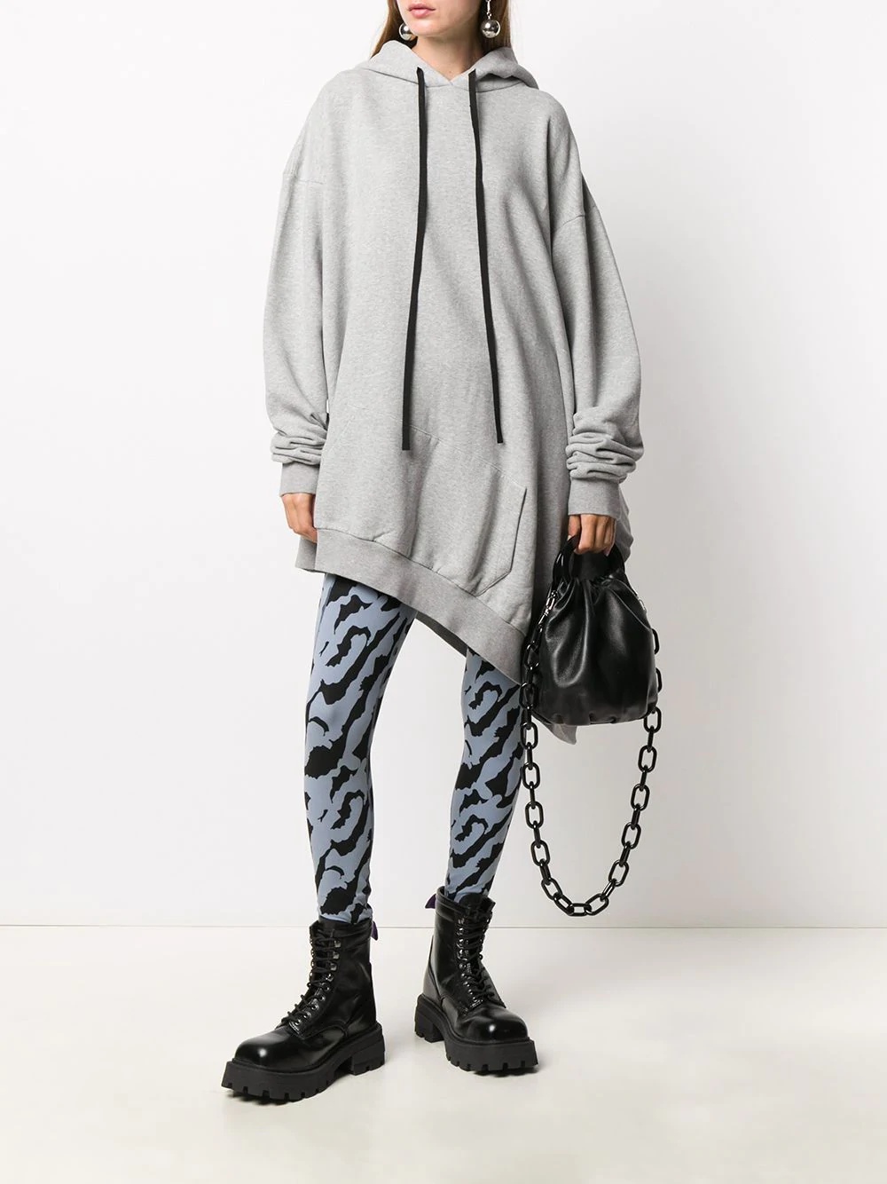 asymmetric hoodie - 2