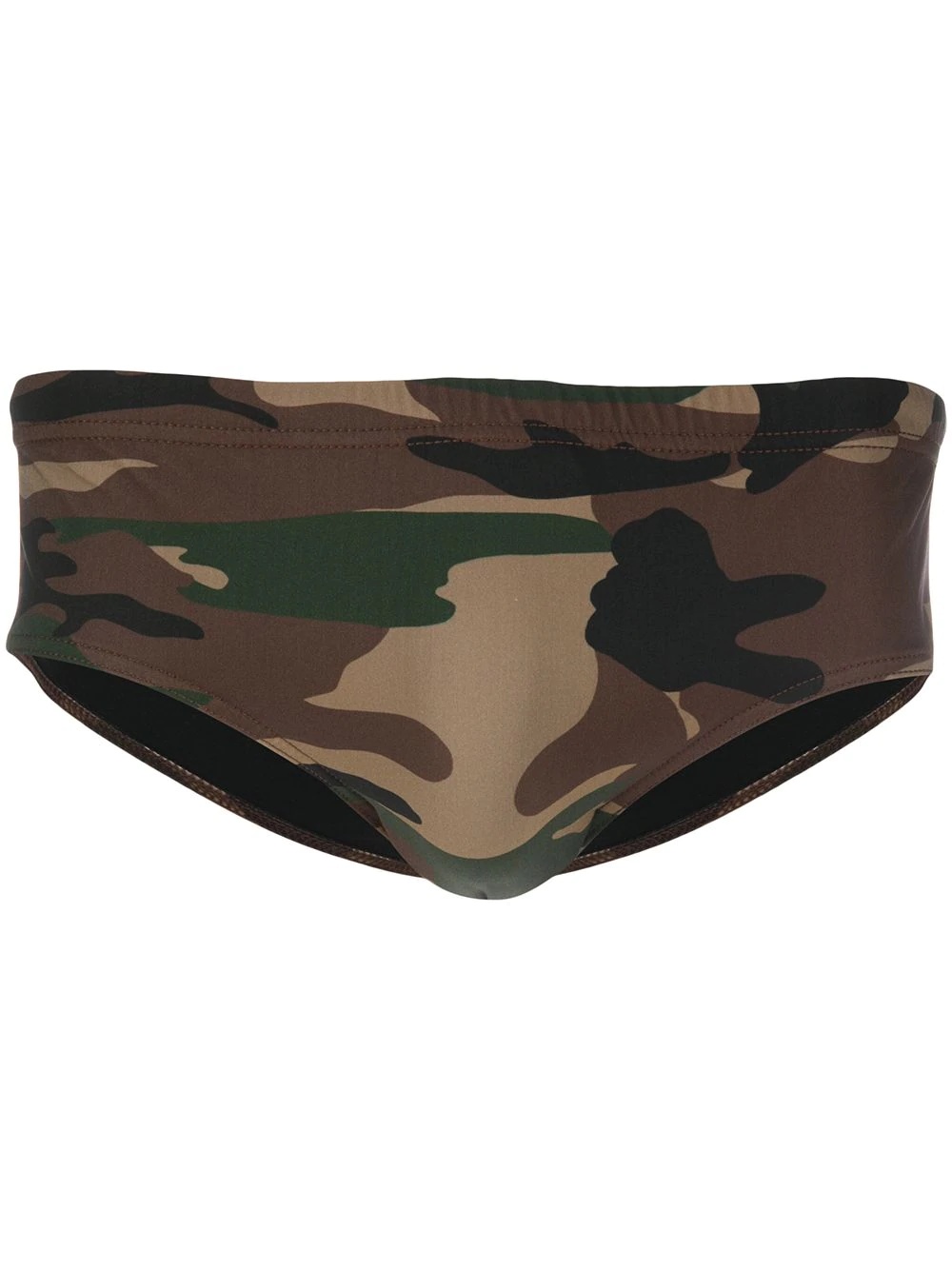 camouflage print swimming trunks - 1