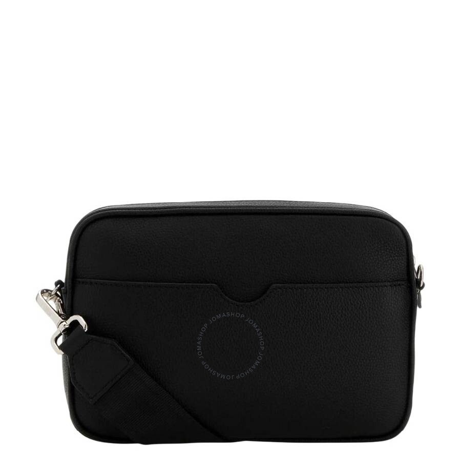 Fendi Embossed Logo Leather Messenger Bag - 2