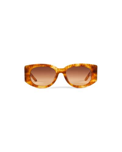 CASABLANCA Memphis Gold & Brown Sunglasses outlook