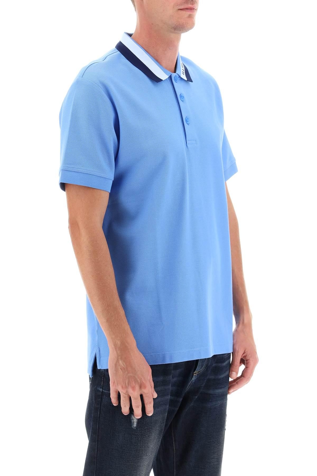 TWO-TONE COLLAR POLOSHIRT - 3