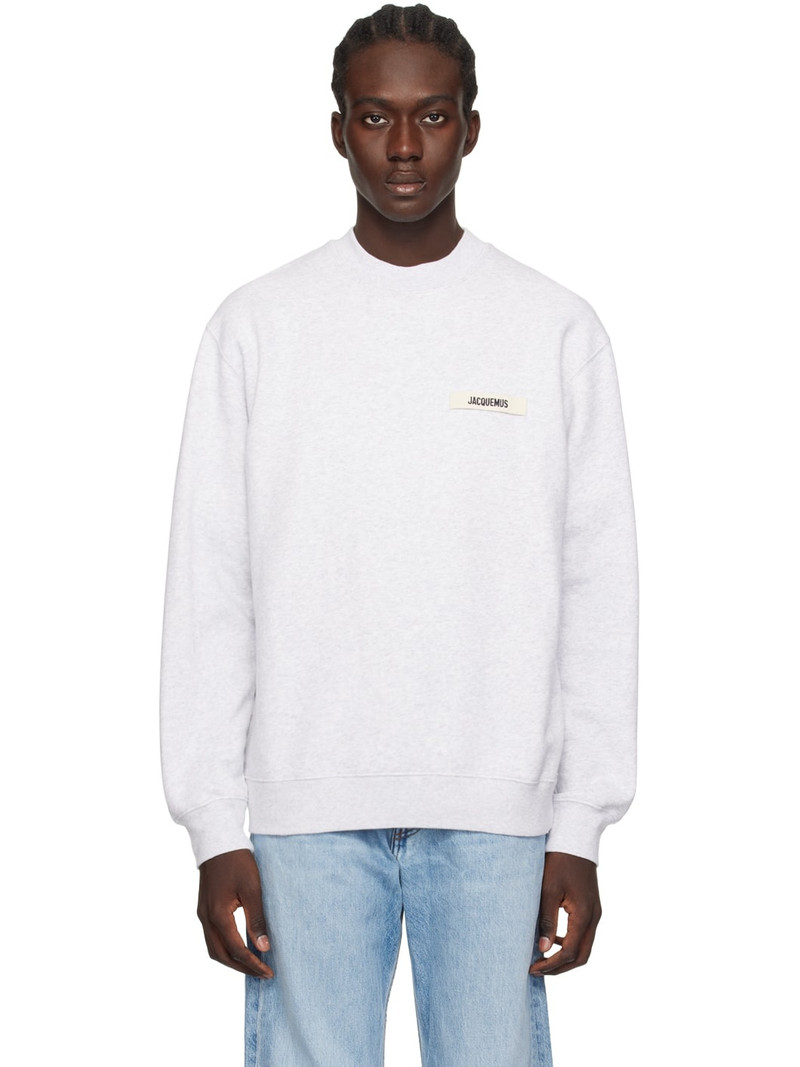 Gray Les Classiques 'Le Sweatshirt Gros Grain' Sweatshirt - 1
