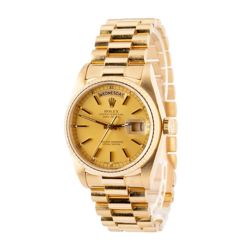 Rolex Day-Date Ref 18038 Yellow Gold - 2