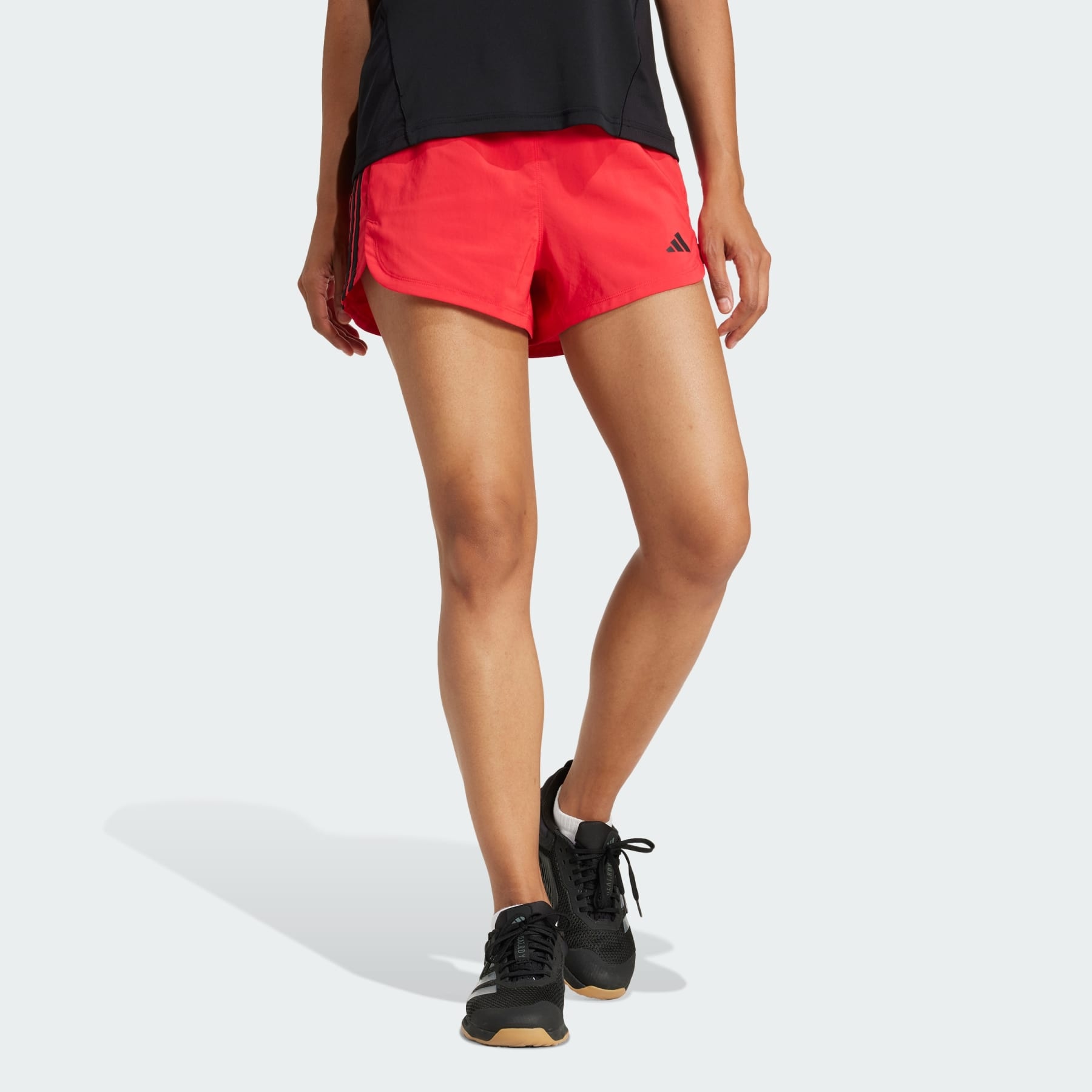 Pacer Training 3-Stripes Woven High-Rise Shorts - 2