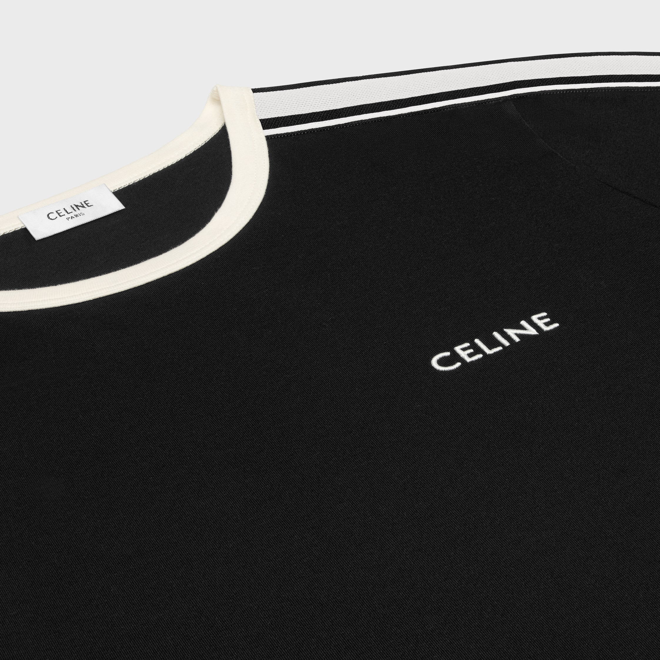celine regular t-shirt in cotton jersey - 4