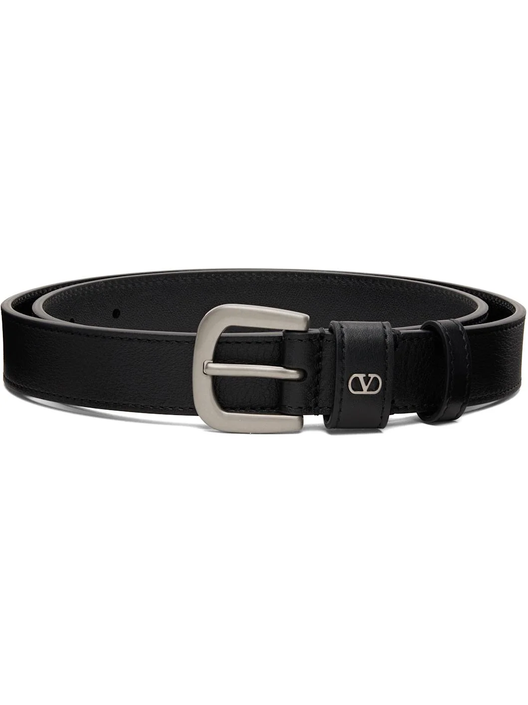 Black VLogo Signature Belt - 1