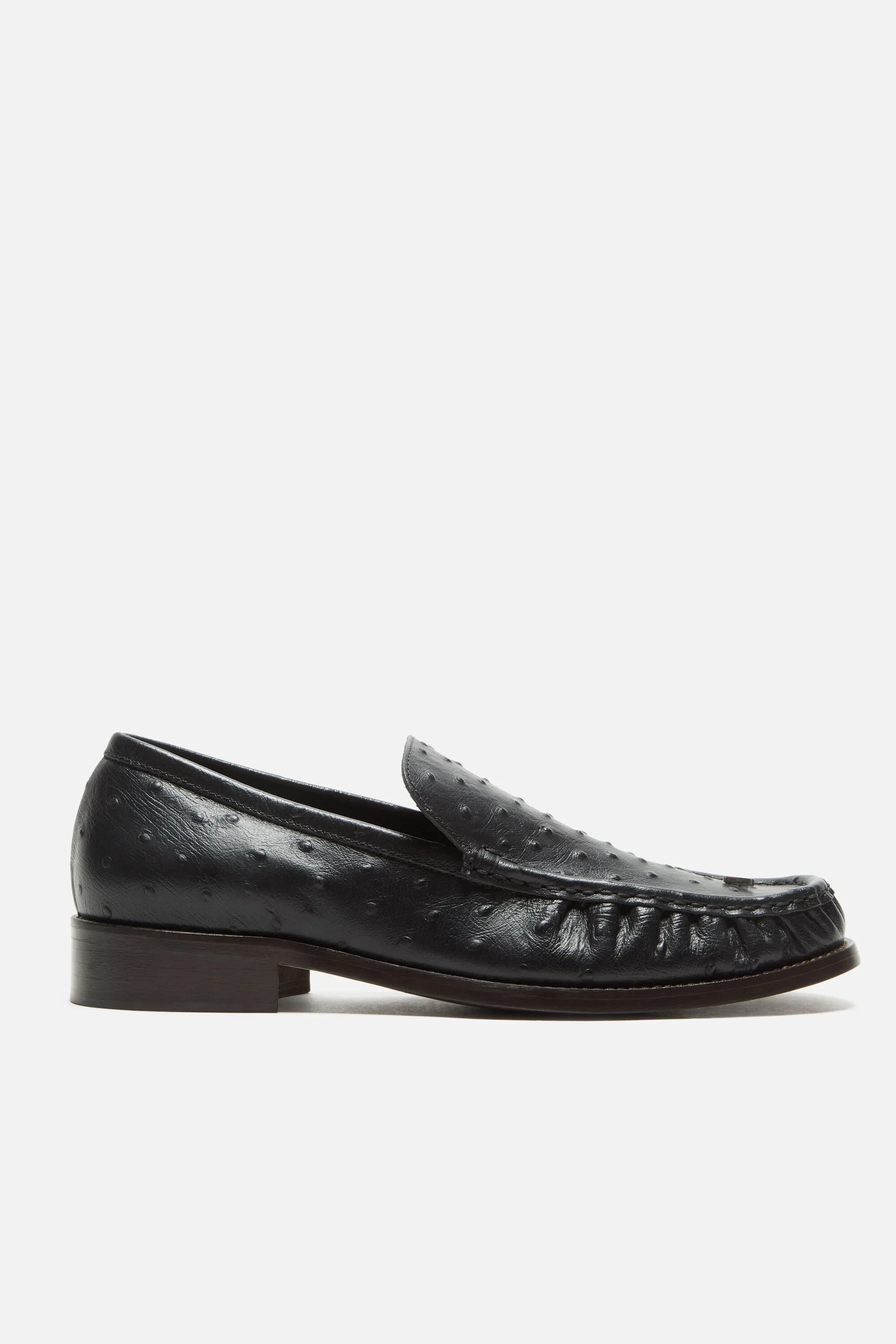 Leather loafers - Black - 1