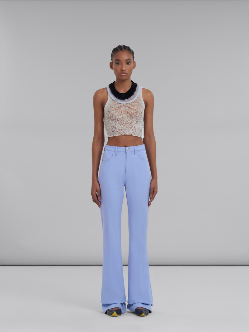 Marni LILAC VELVET TROUSERS outlook