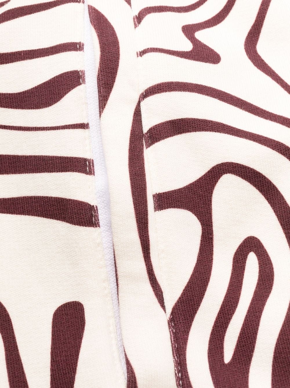 swirl-print cotton track pants - 6