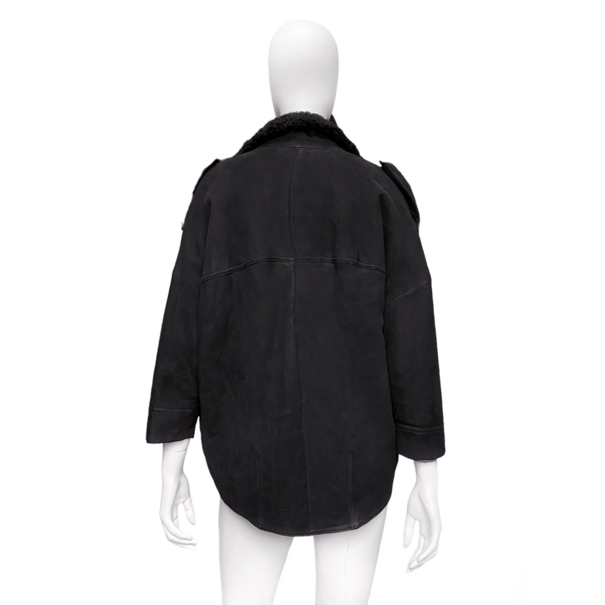 Gucci sheep shearling leather jacket 40 - 3