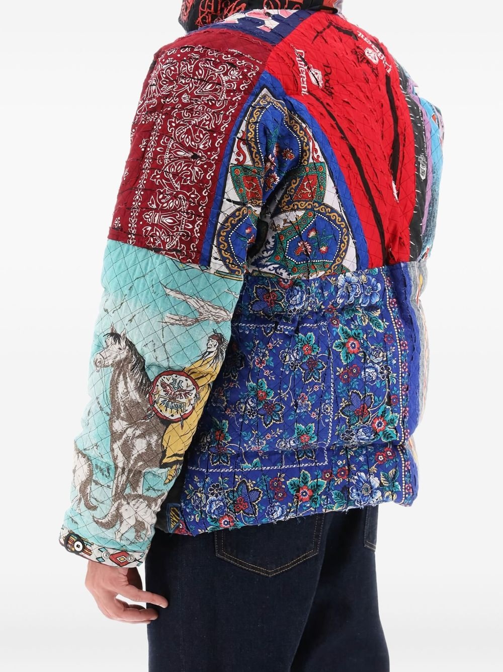 bandana-print jacket - 5