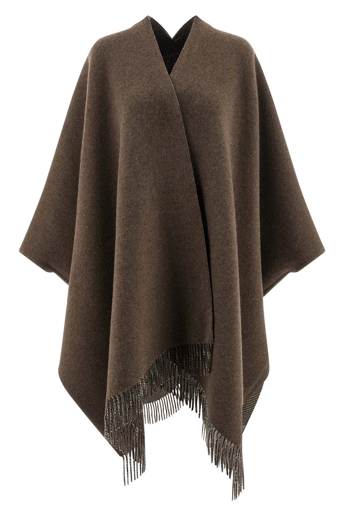 Brunello Cucinelli Women Cashmere Reversible Poncho - 2